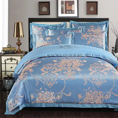 Pure Cotton Jacquard 4-Piece Bedding Set