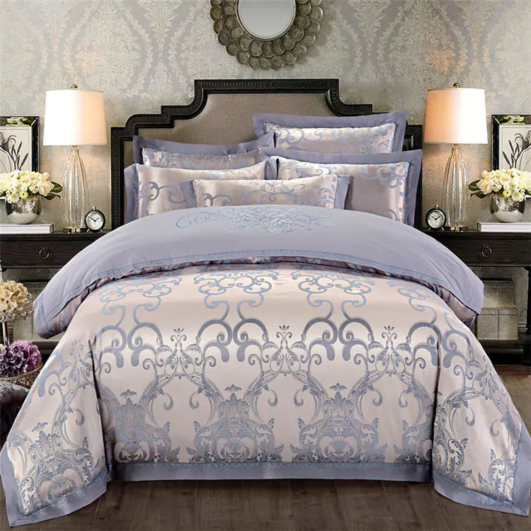 Pure Cotton Jacquard 4-Piece Bedding Set