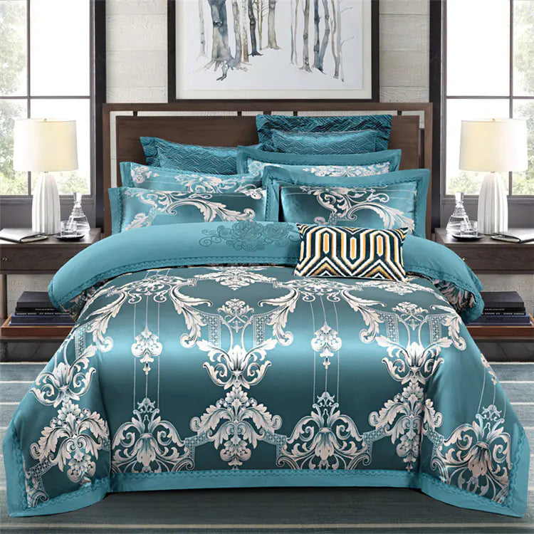 Pure Cotton Jacquard 4-Piece Bedding Set