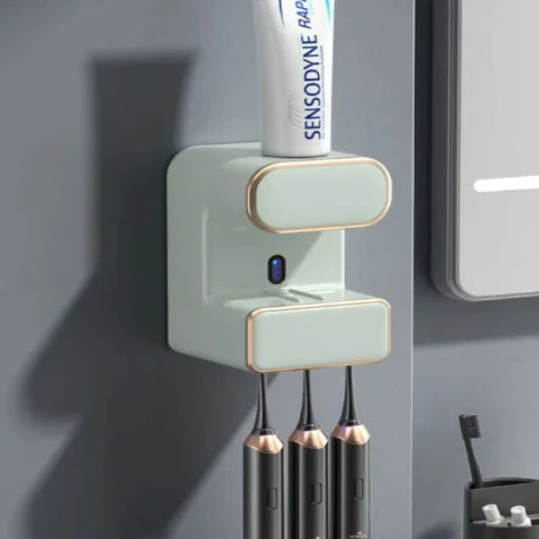 Wall-Mounted UV Brush Hub
