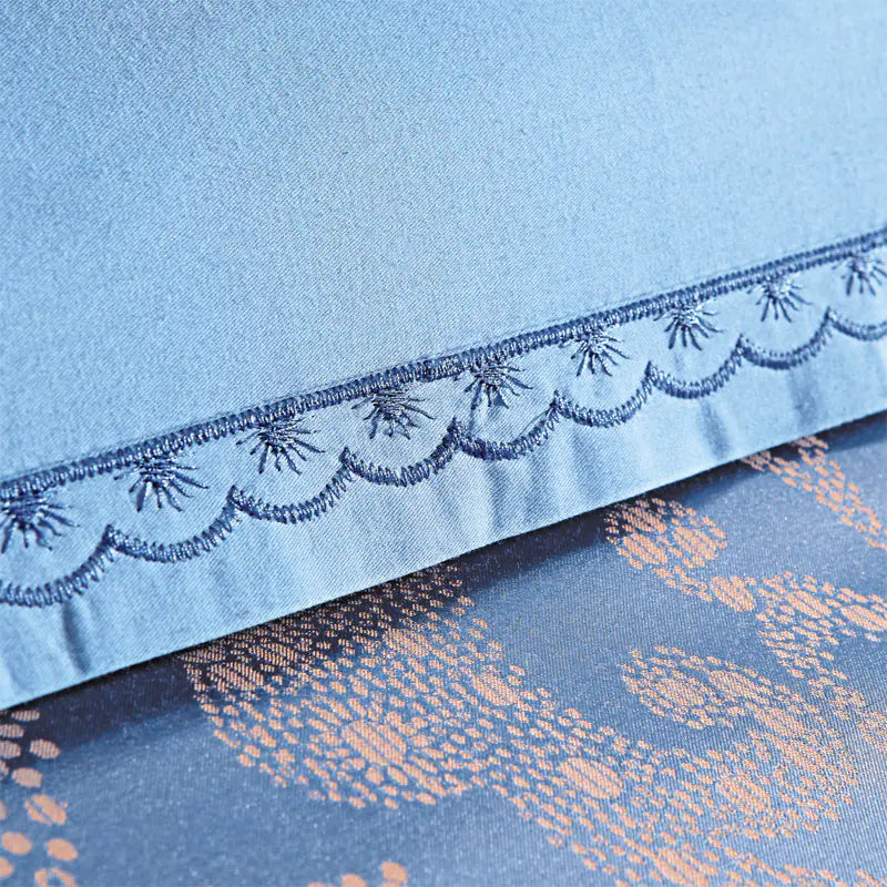 Pure Cotton Jacquard 4-Piece Bedding Set