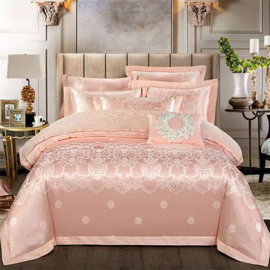 Pure Cotton Jacquard 4-Piece Bedding Set