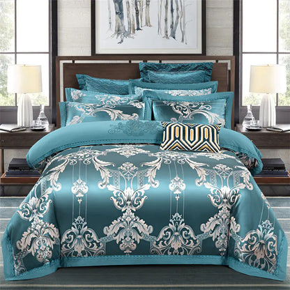 Pure Cotton Jacquard 4-Piece Bedding Set