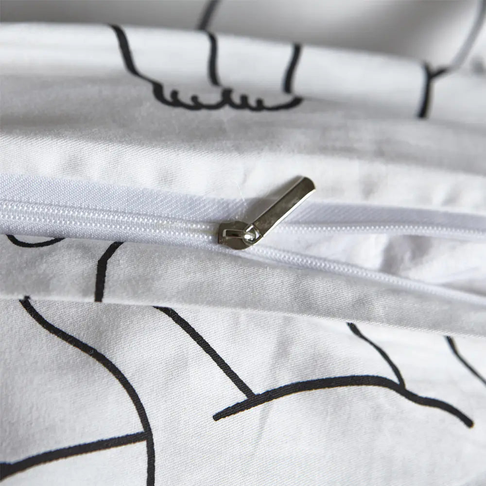 Pure Cotton Bed Linen Set - 3 and 4 Piece Options